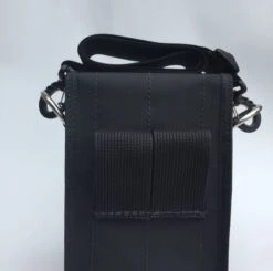 Gear-Up Surfcasting 2 Tube Bag With Front Pouch -Shimano Fishing Shop 2 tube pouch black back 1