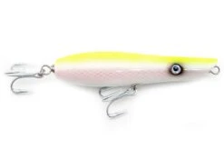 Afterhours Mini Mag Pencil Popper 8 Afterhours Mini Mag Pencil Popper -Shimano Fishing Shop AfterhoursMiniMagChartreuseScale