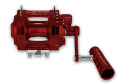 Alutecnos Albacore 1-S Single Speed Conventional Reels -Shimano Fishing Shop Albacore 30 Rosso