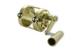 Alutecnos Albacore 1-S Single Speed Conventional Reels -Shimano Fishing Shop Albacore 30 narrow 1 speed Gold SAL03000a