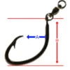 QuickRig Charlie Brown Circle Hooks W/ Ball Bearing Swivel 2 QuickRig Charlie Brown Circle Hooks W/ Ball Bearing Swivel -Shimano Fishing Shop CB circle hook swivel