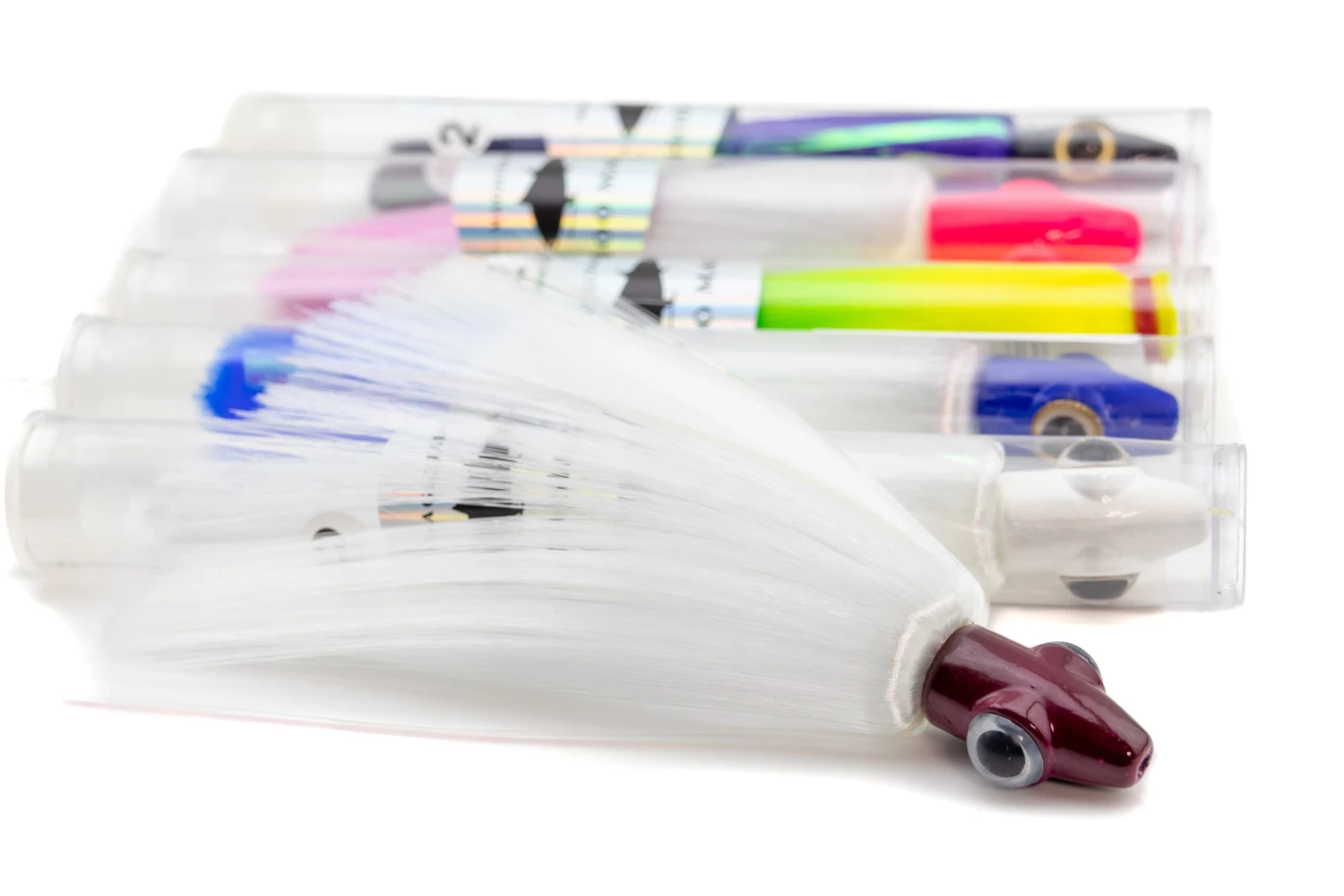 Magictail Hoo Magic Ballyhoo Skirt Lures - 2 Oz. 3 Magictail Hoo Magic Ballyhoo Skirt Lures - 2 Oz.