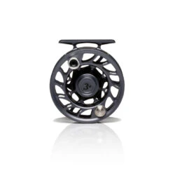 Hatch ICONIC Fly Reels -Shimano Fishing Shop Iconic3PlusReel GreyBlack LargeArbor Back