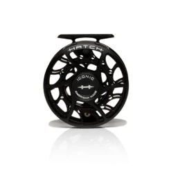 Hatch ICONIC Fly Reels -Shimano Fishing Shop Iconic5PlusReel BlackSilver MidArbor Front