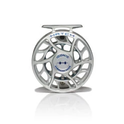 Hatch ICONIC Fly Reels -Shimano Fishing Shop Iconic5PlusReel ClearBlue LargeArbor Front