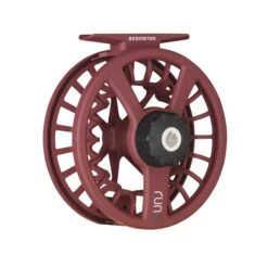 Redington Run Fly Reels & Extra Spools -Shimano Fishing Shop RUN Burgundy Back Angled