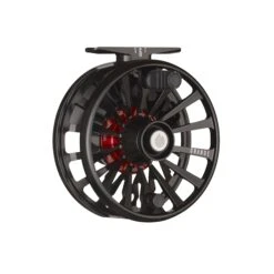 Redington Grande Fly Reels & Extra Spools -Shimano Fishing Shop Redington Reel GRANDE Black Front Angle 5 6 7