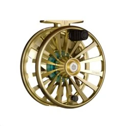 Redington Grande Fly Reels & Extra Spools -Shimano Fishing Shop Redington Reel GRANDE Champagne Front Angle 7 8 9
