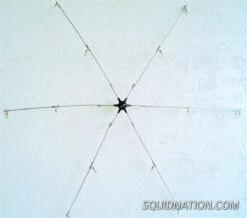 Squidnation 36" Light Wire Dredge Bar - 6 Arm - Tension Loop W/ Swivels