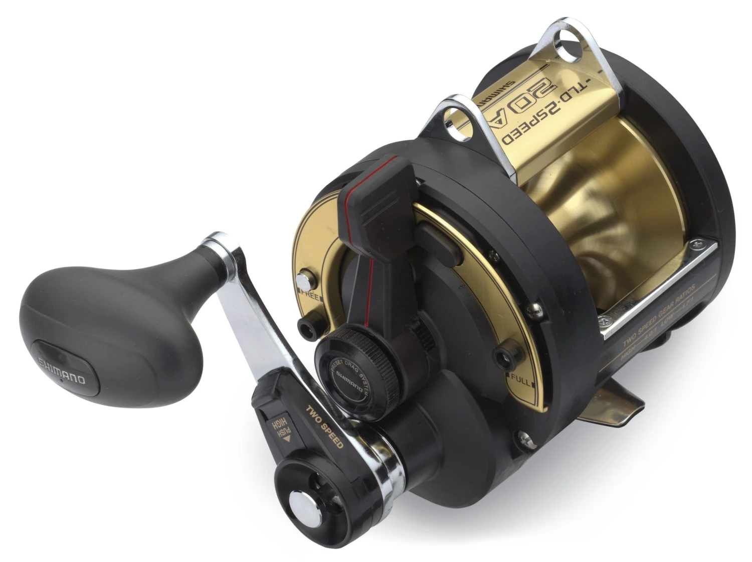Shimano TLD II Two-Speed Lever Drag Conventional Reels 3 Shimano TLD II Two-Speed Lever Drag Conventional Reels