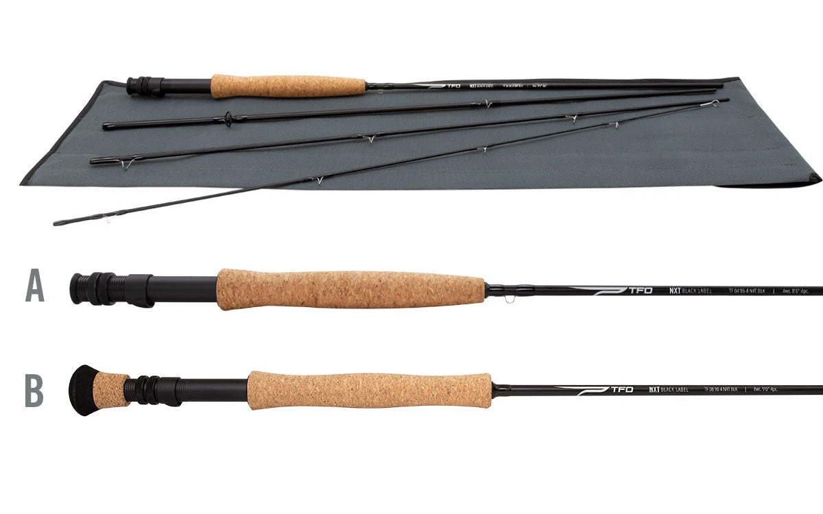 TFO NXT Black Label Fly Rods 3 TFO NXT Black Label Fly Rods