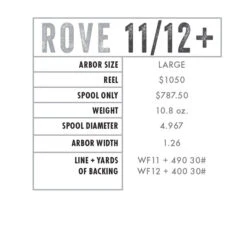 Abel ROVE Series Fly Reels -Shimano Fishing Shop rove 1112